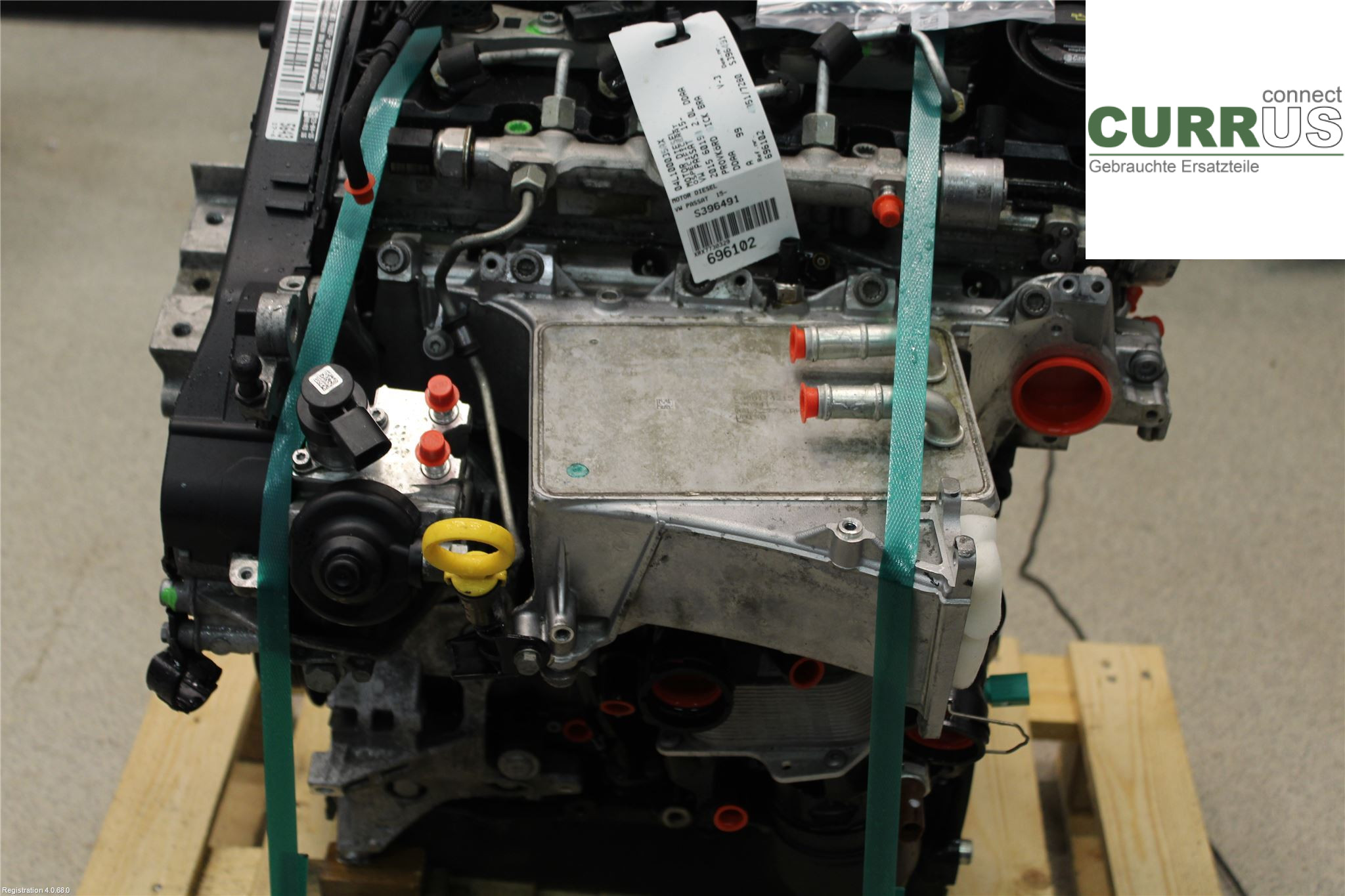 VW PASSAT  15-19 Motor 04L100035AX 2.0L DDAA