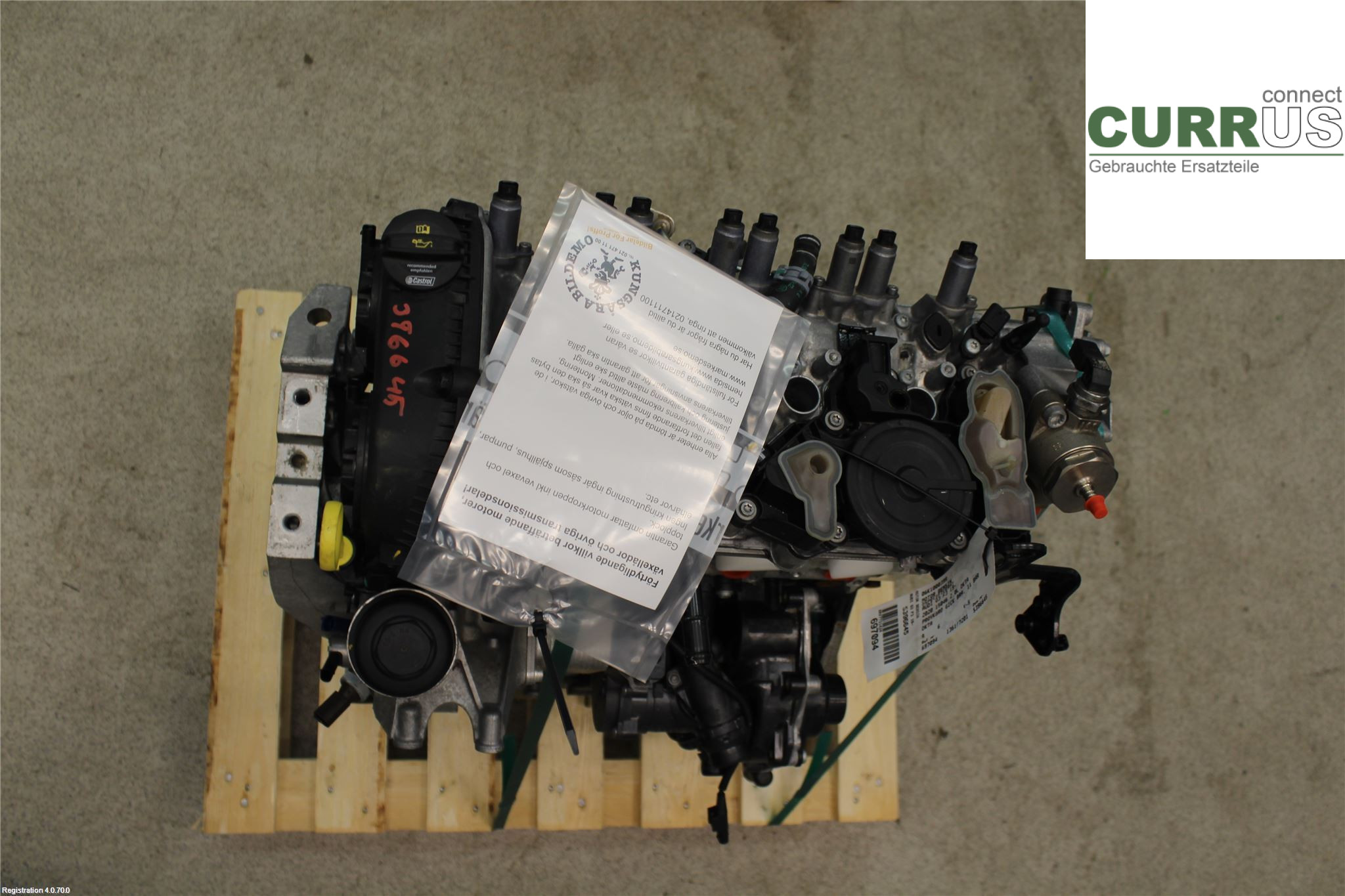 AUDI Q3 F3  19- Engine 06K100039R 2.0L DKTA