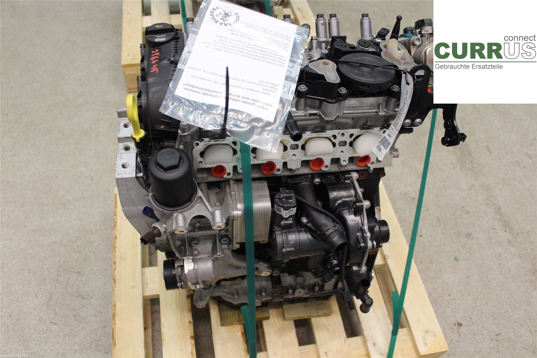 AUDI Q3 F3  19- Engine 06K100039R 2.0L DKTA