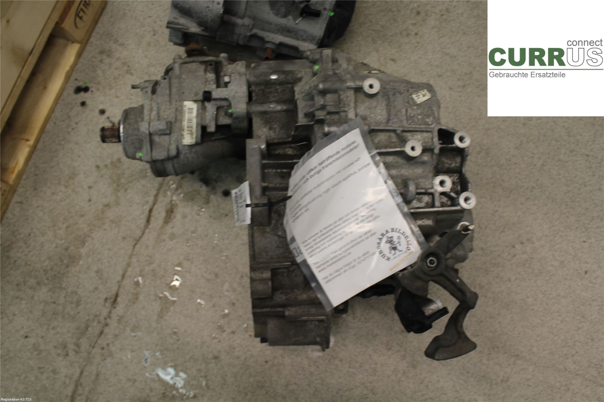 VW TIGUAN 07-16 Gearbox (6-speed) 0A6300044QX 1.4L CAVA