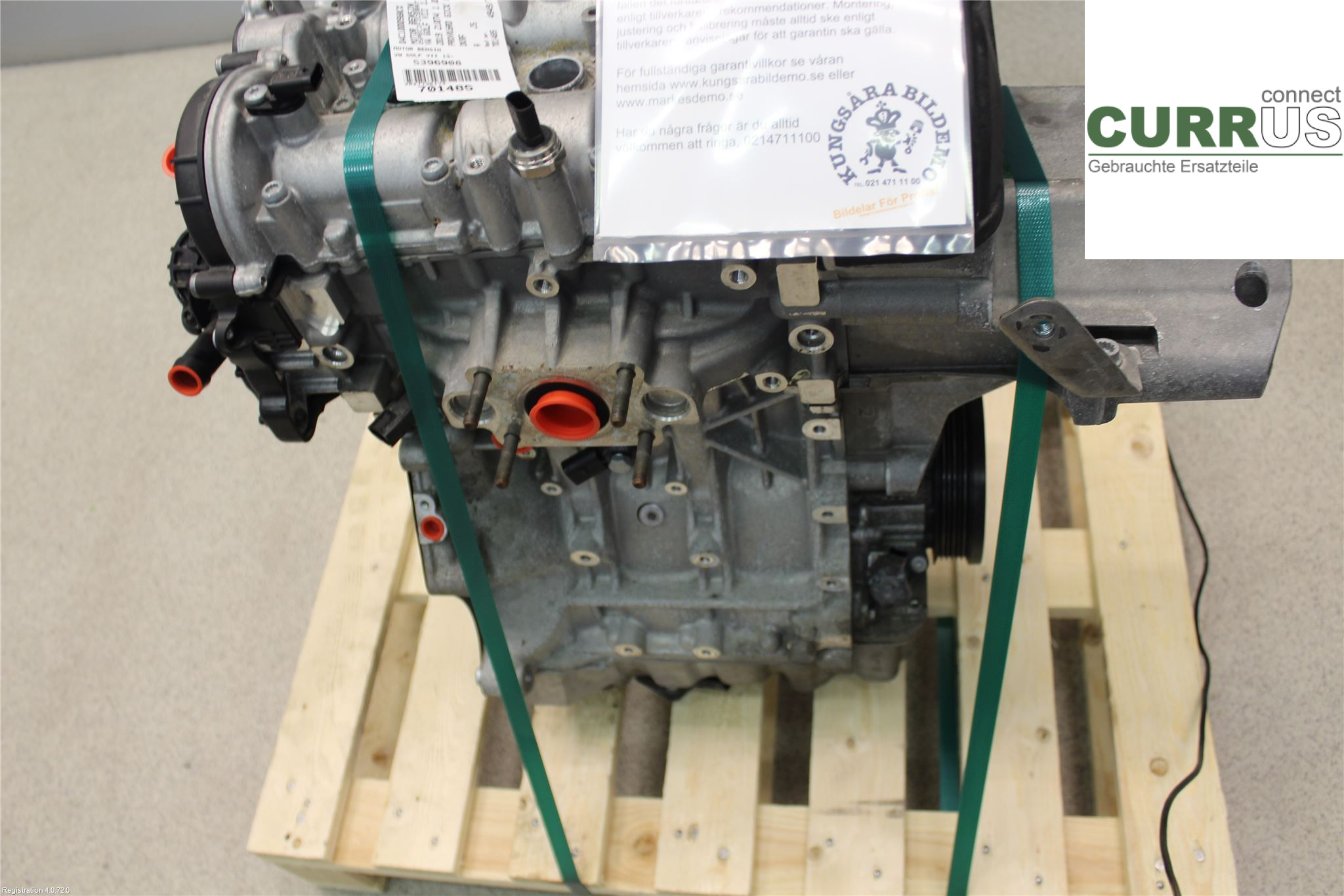 VW GOLF / E-GOLF VII   13-20 Engine 04C100098KX 1.0L DKRF