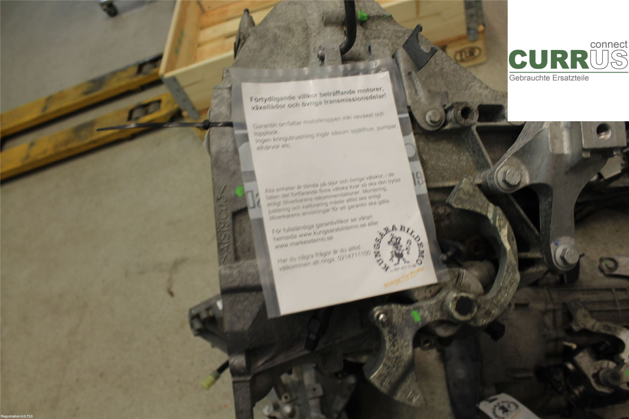FORD GRAND C-MAX  11-14 Gearbox (6-speed) 1737307 2.0L UFDB