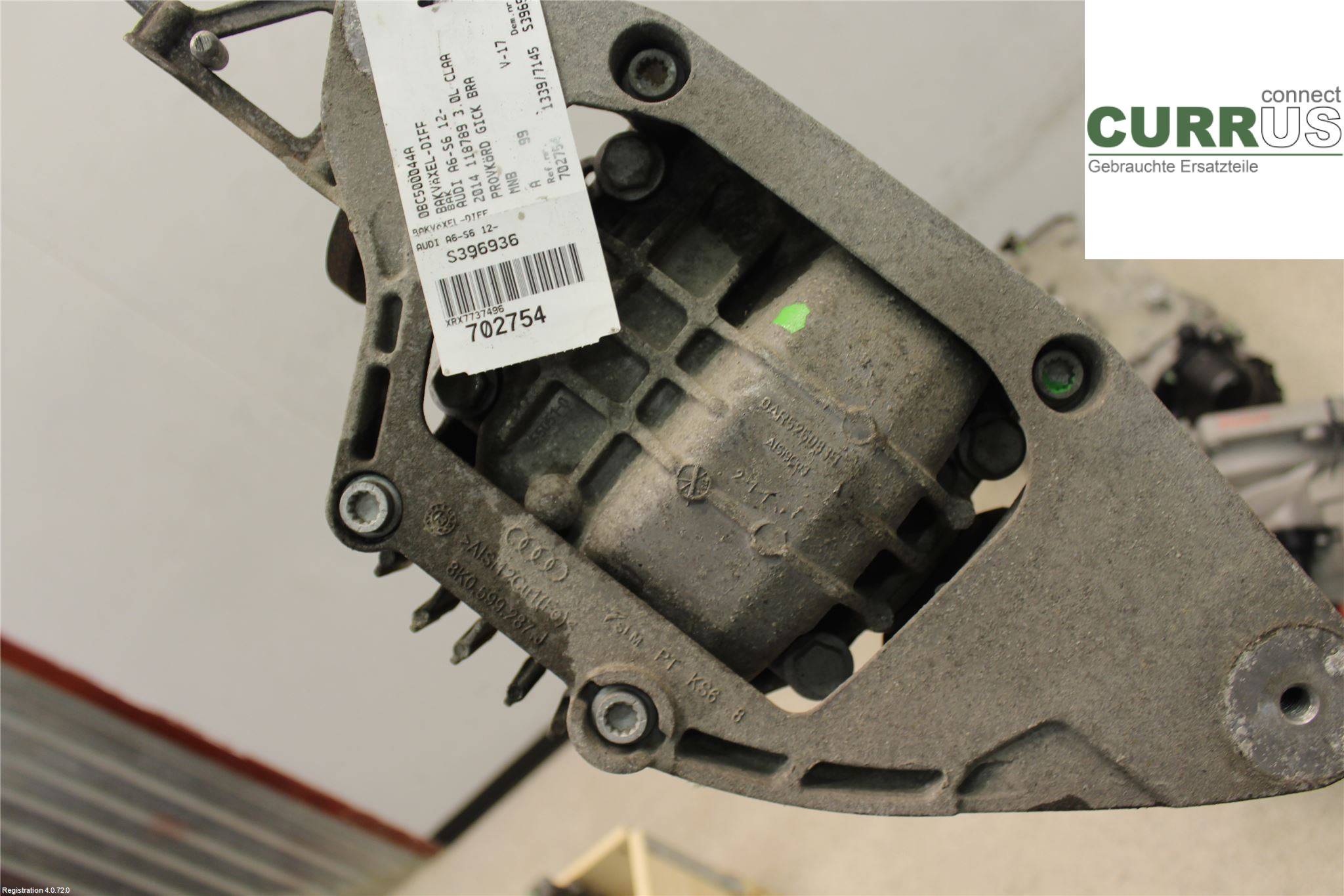 AUDI A6/S6 4G   11-18 Differentiel 0BC500044A 3.0L CLAA