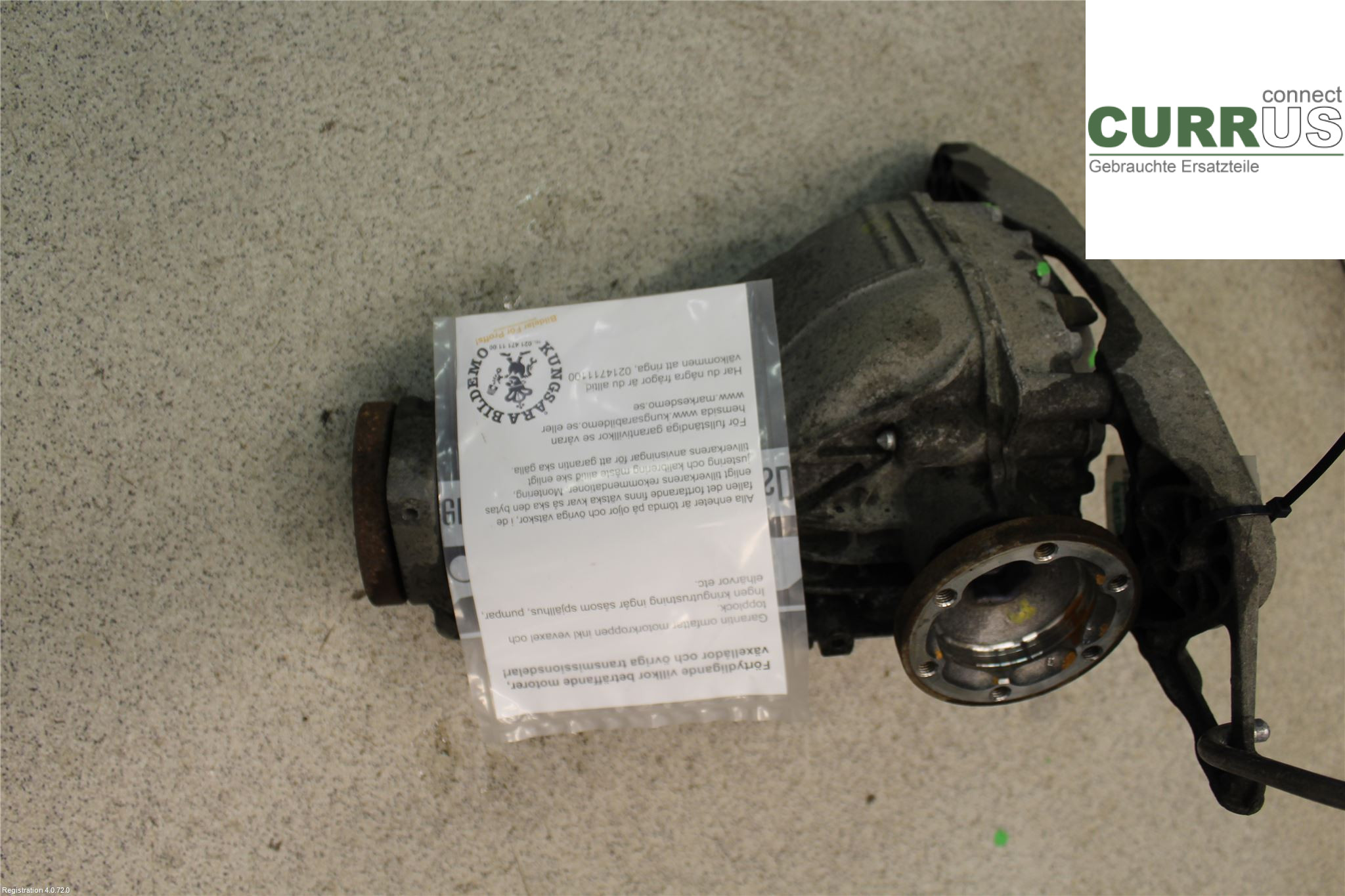 AUDI A6/S6 4G   11-18 Differentiel 0BC500044A 3.0L CLAA