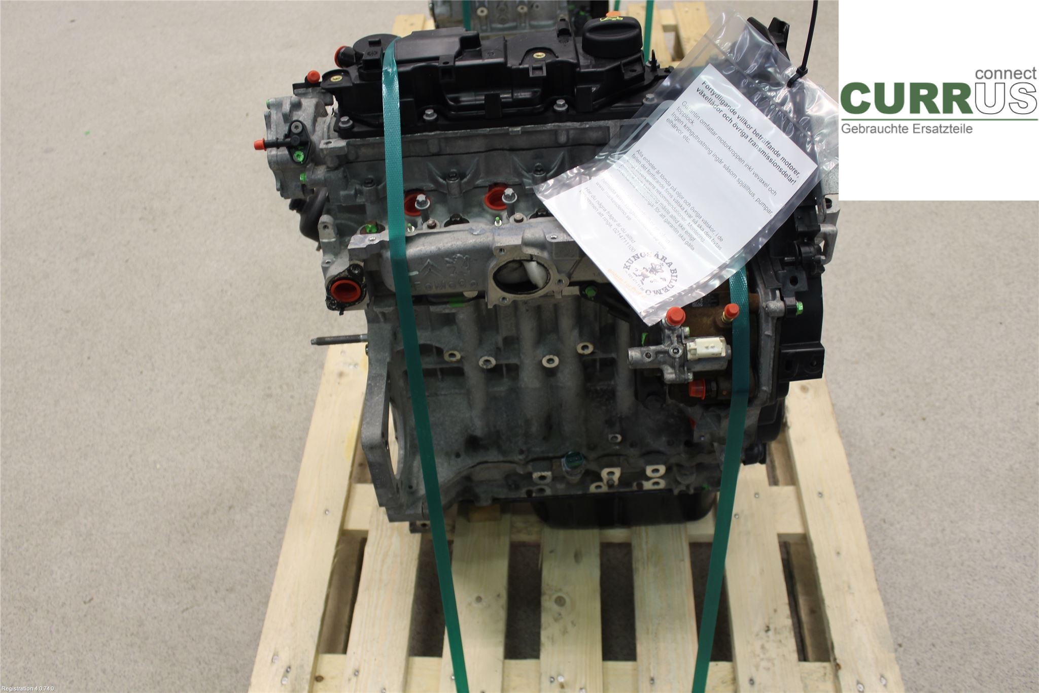 PEUGEOT 308 08-13 Motor 0135TQ 1.6L 9HR
