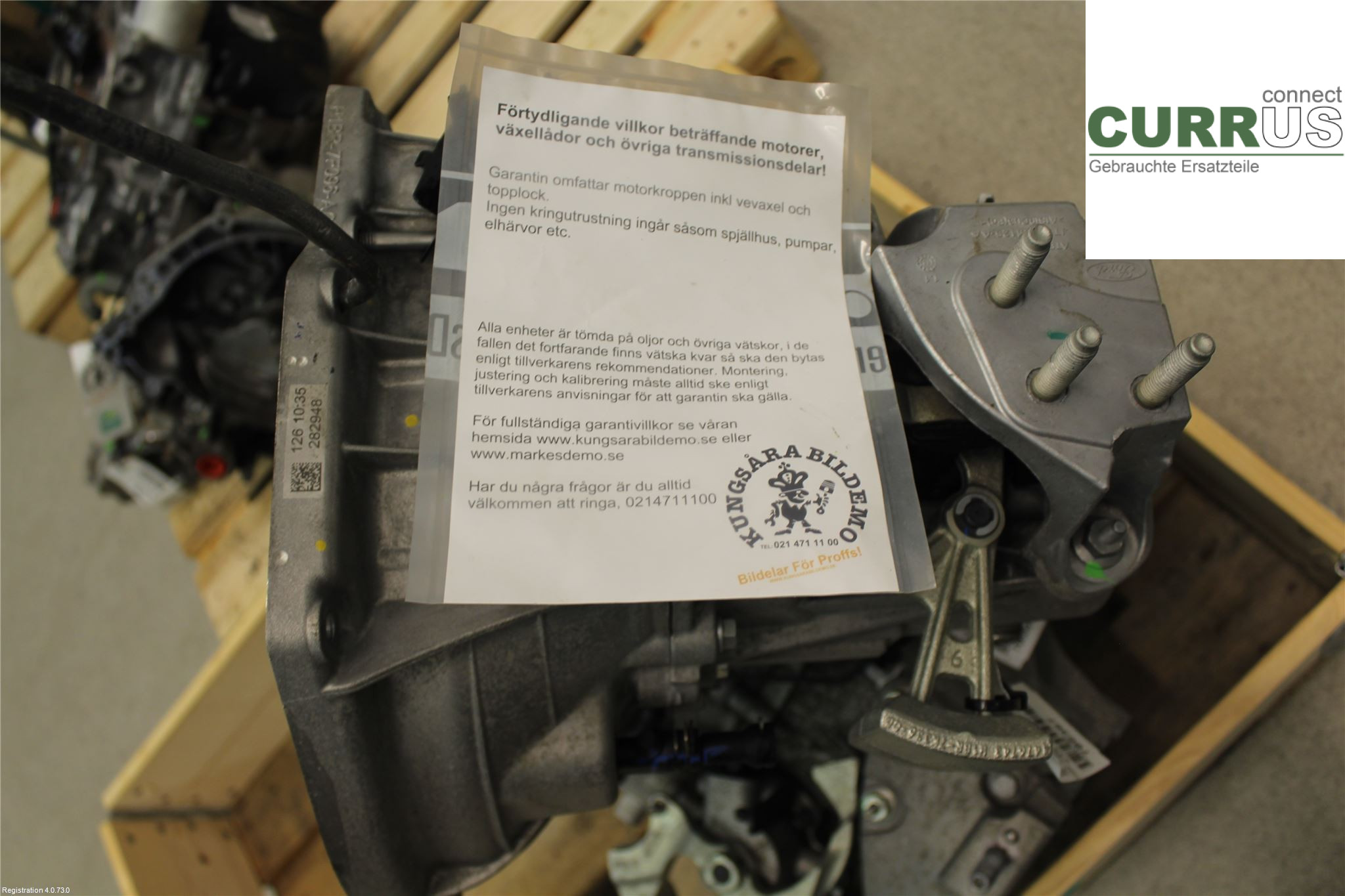 FORD TRAN./TOUR COURIER 13-23 Gearkasse 6 gear 2417627 1.0L SFCE