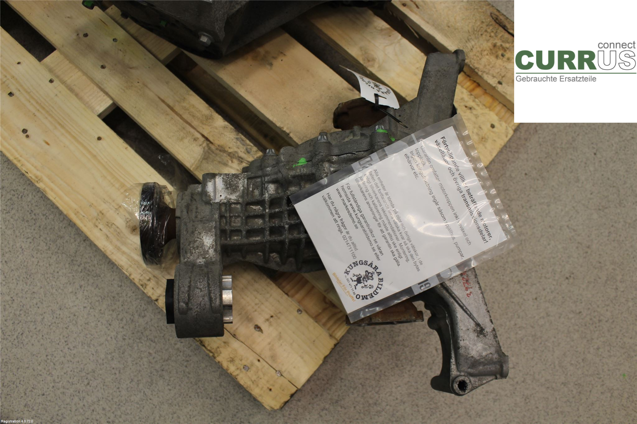 AUDI A4/S4  B9 16-19 Differential 0DB500043G 2.0L DETA