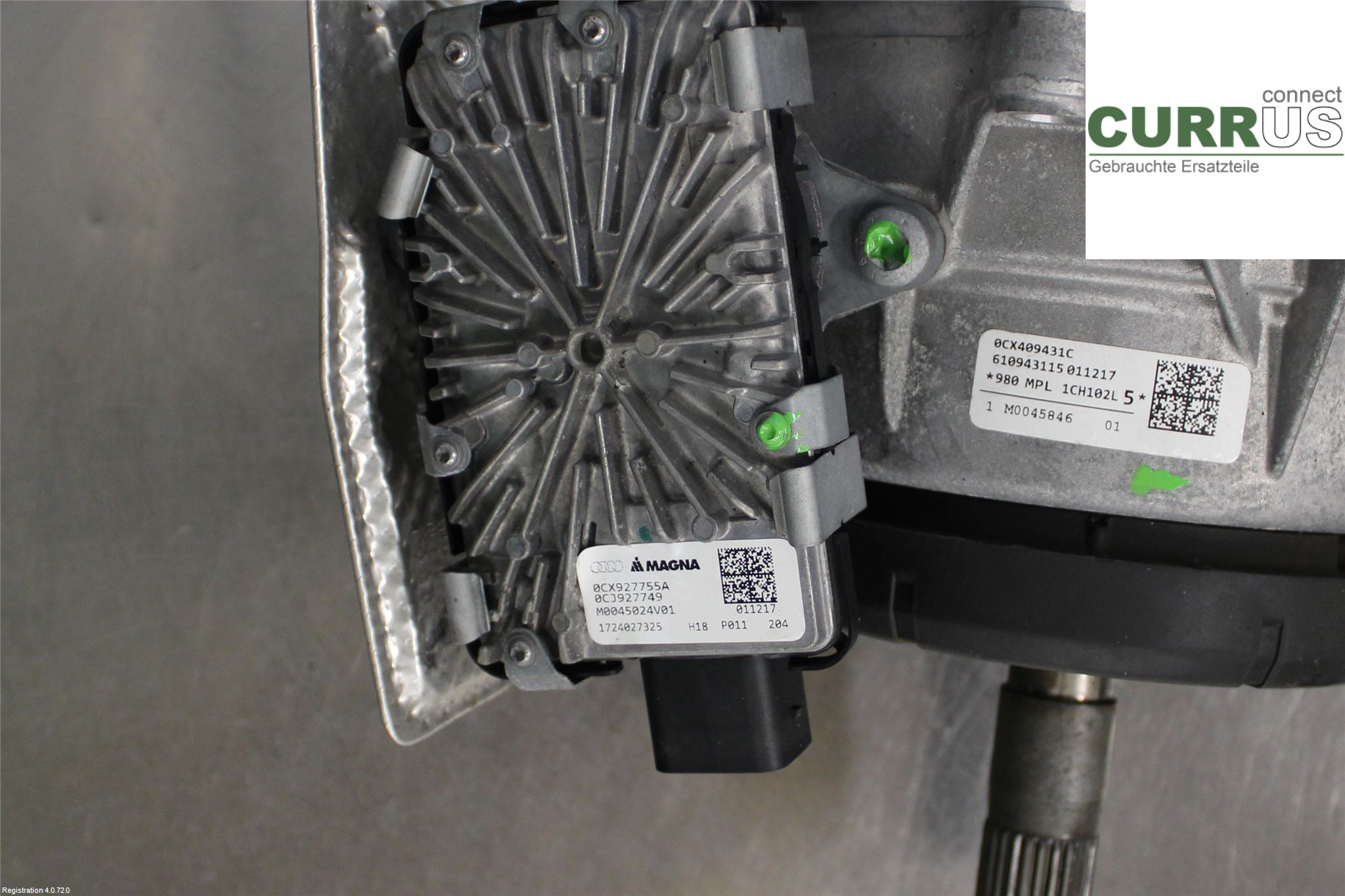 AUDI A7 Sportback 4K 18- Distribution gear box 0CX409431C001 3.0L DLZA