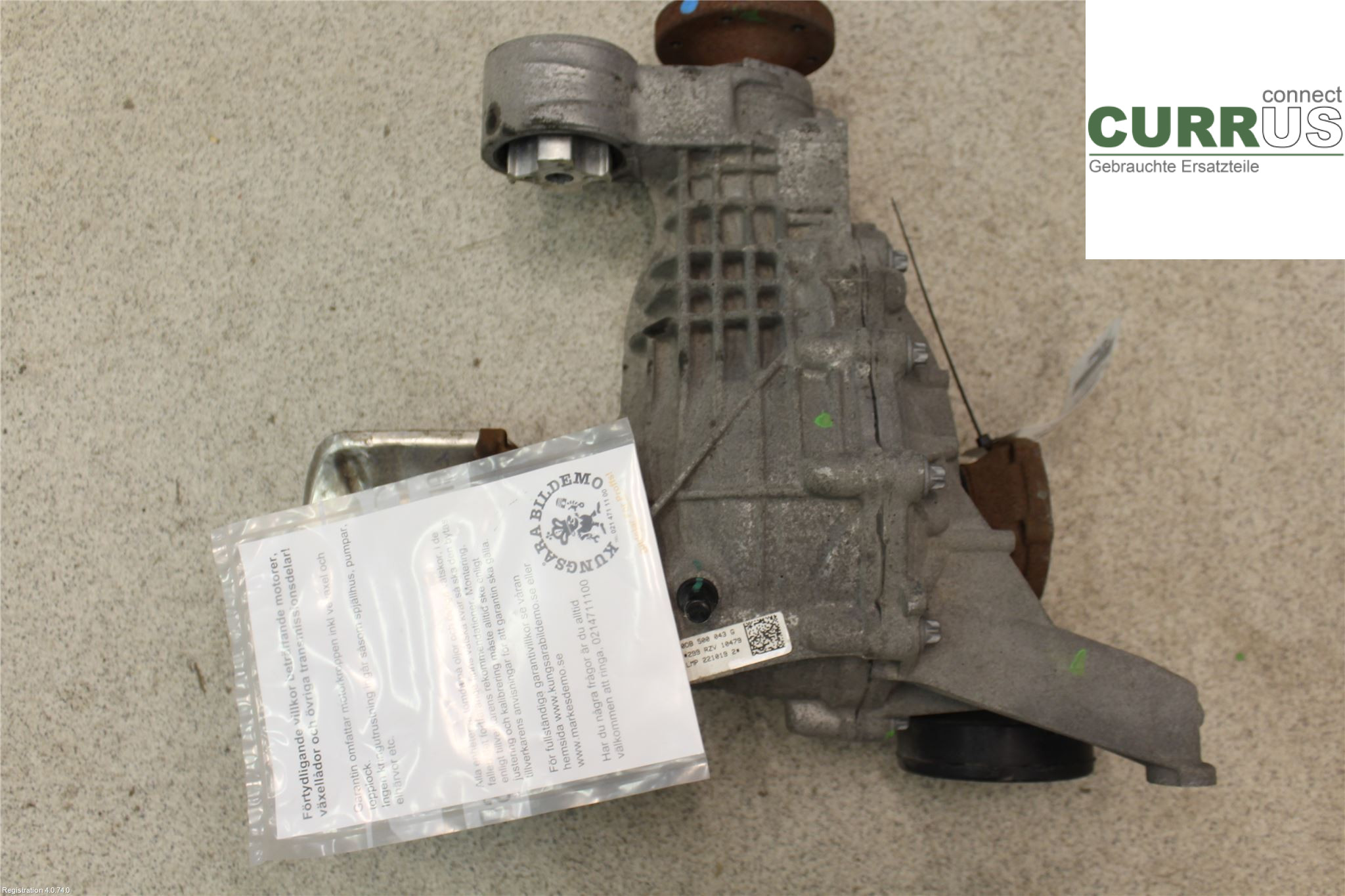 AUDI A4/S4 B9 20- Differential 0DB500043G 2.0L DETA