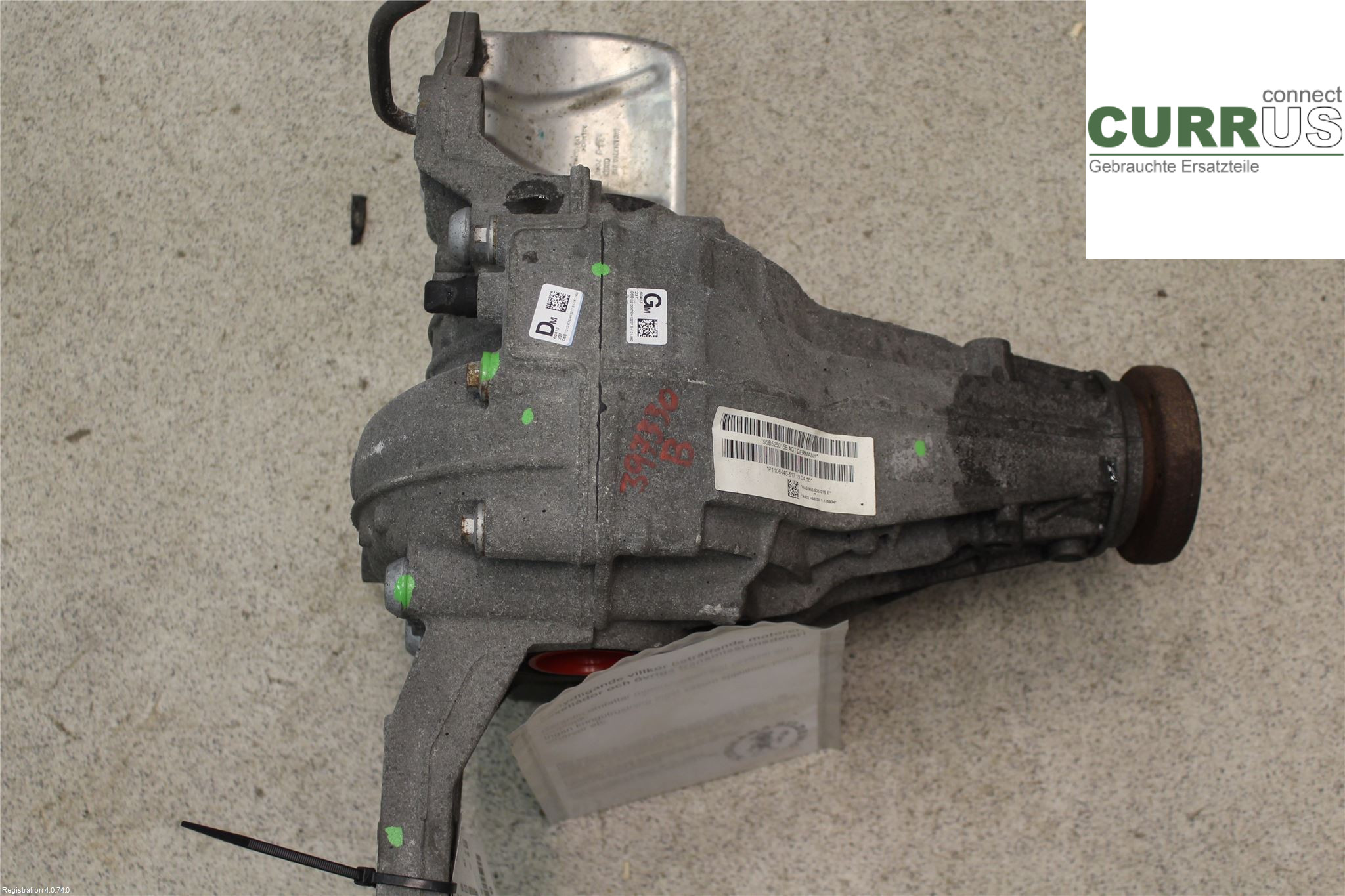 PORSCHE MACAN 14- Differential 95B525015E 3.0L MCT.BA