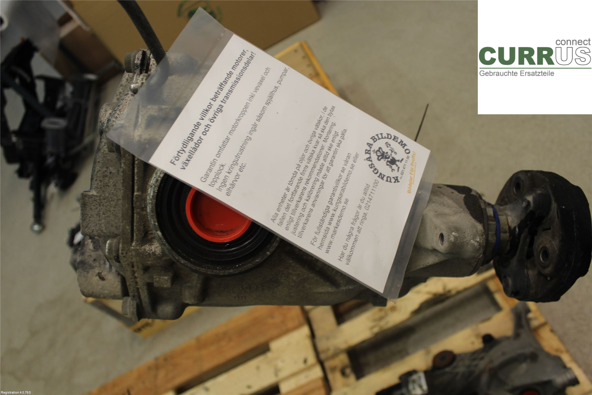 BMW F10/F11/F18  09-17 Differential 33107630816 3.0L N57-D30A