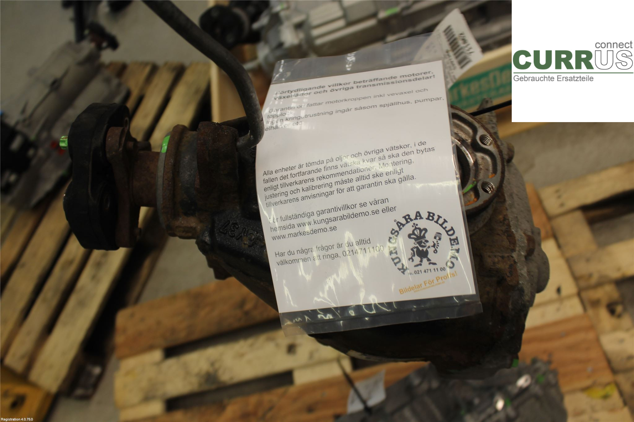 BMW 3 E90/91 SED/TOU 05-12 Differential 33107566170 2.0L N47-D20C