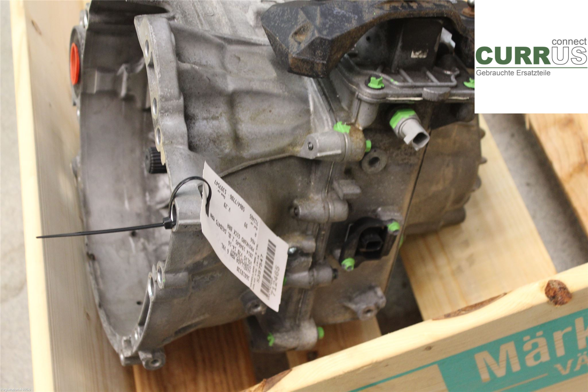 VOLVO V70    14-16 Gearbox (6-speed) 36010330 2.0L D4204T5