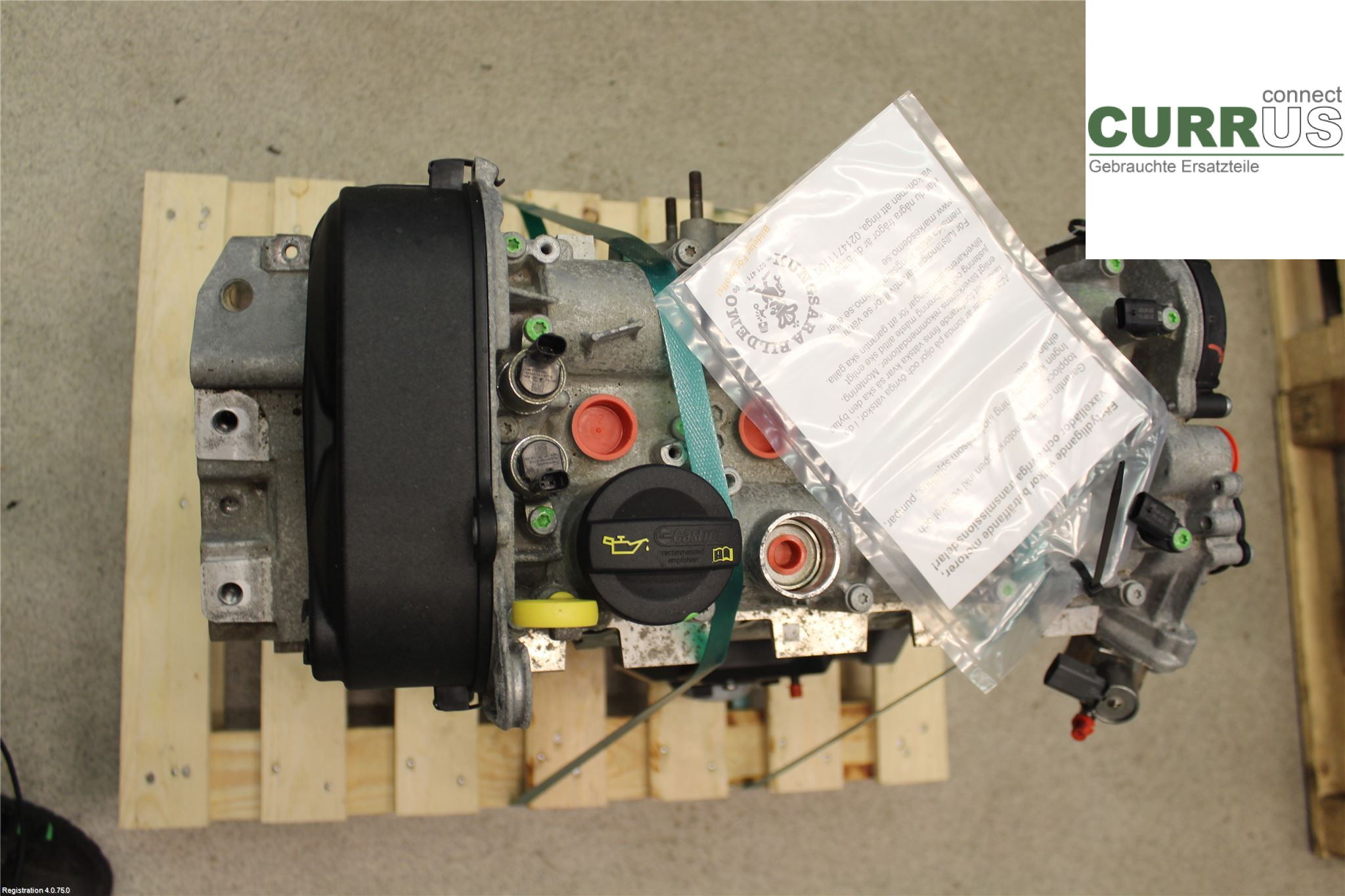 VW GOLF / E-GOLF VII   13-20 Motor 04E100098FX 1.4L CZDA