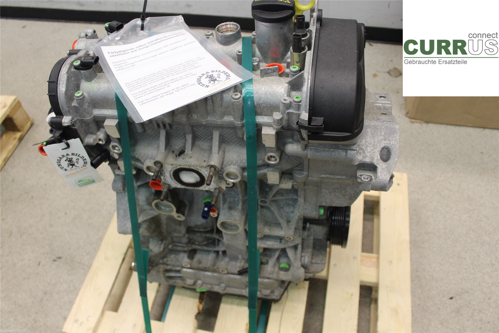 VW GOLF / E-GOLF VII   13-20 Motor 04E100098FX 1.4L CZDA