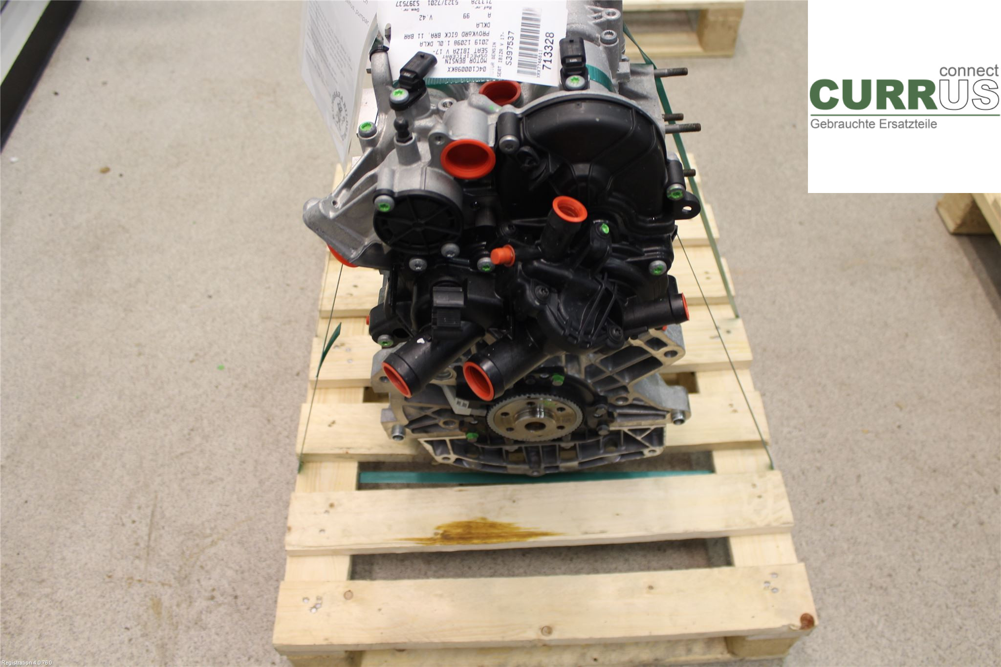 SEAT IBIZA V  17-20 Engine 04C100098KX 1.0L DKLA