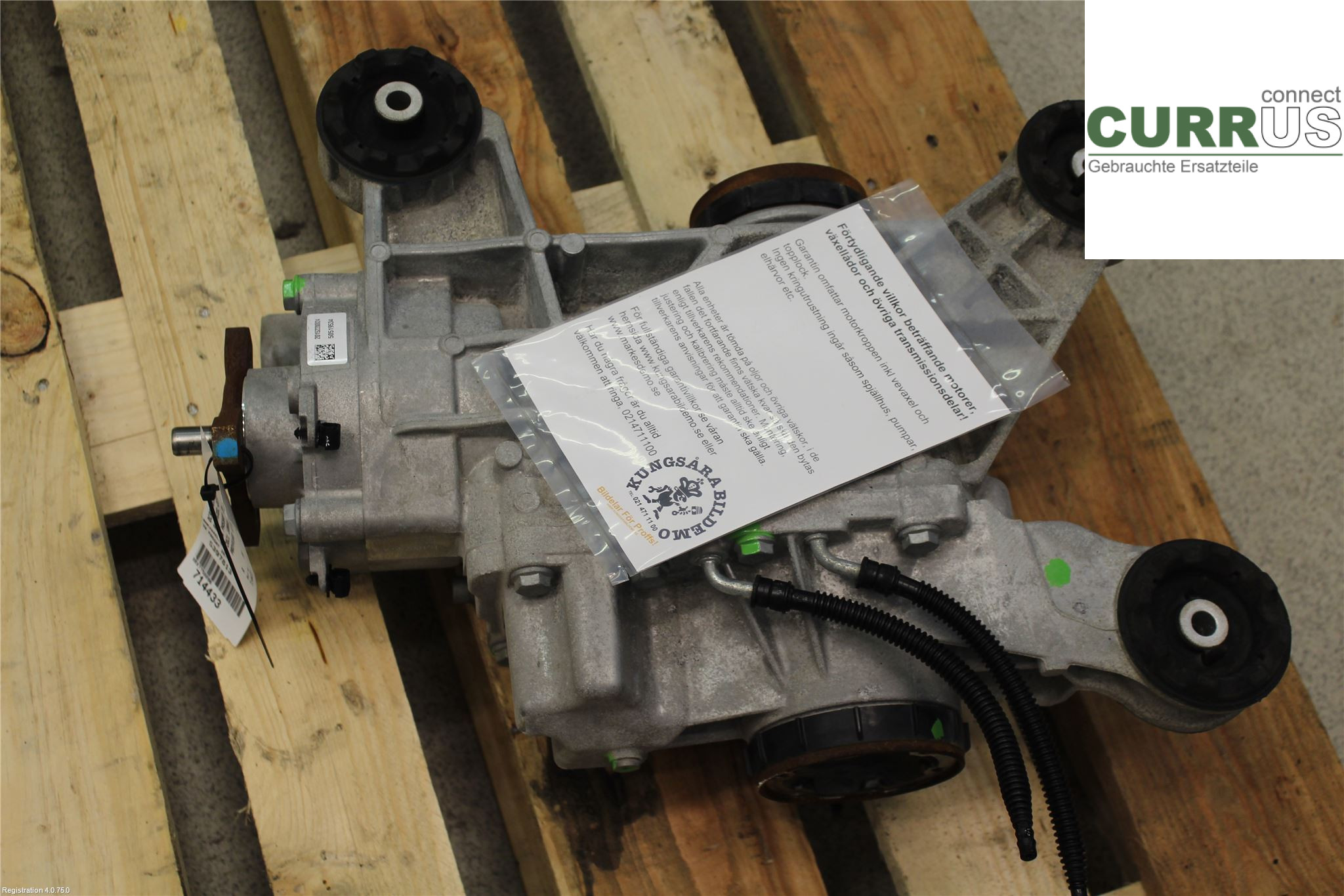 VW PASSAT  20-24 Differential 0CR525010P 2.0L DTUA