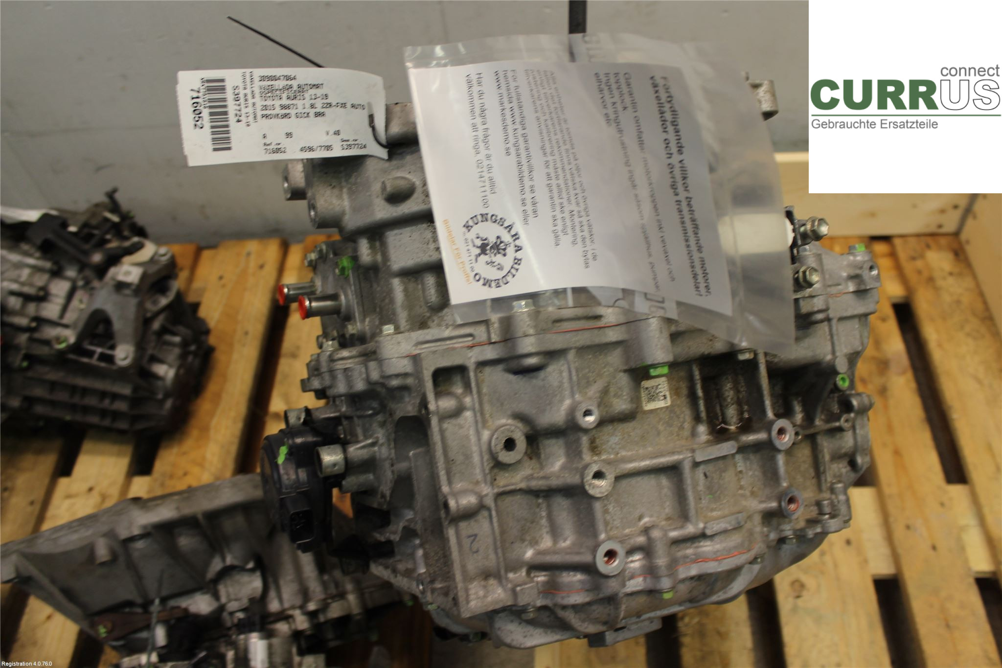 TOYOTA AURIS      13-19 Gearbox (Automatic) 3090047064 1.8L 2ZR-FXE