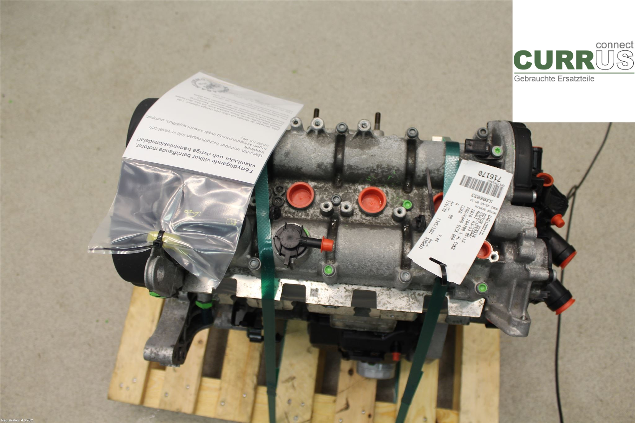 AUDI A3/S3 8V  13-20 Silnik 04E100033L 1.4L CUKB