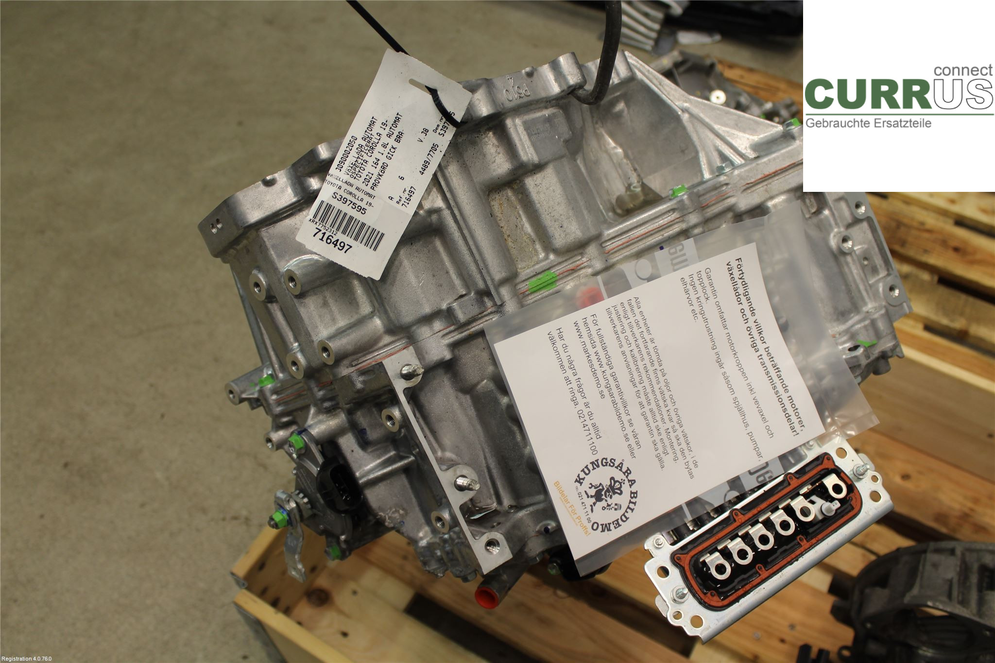 TOYOTA COROLLA 19- Gearbox (Automatic) 3090002050 1.8L 