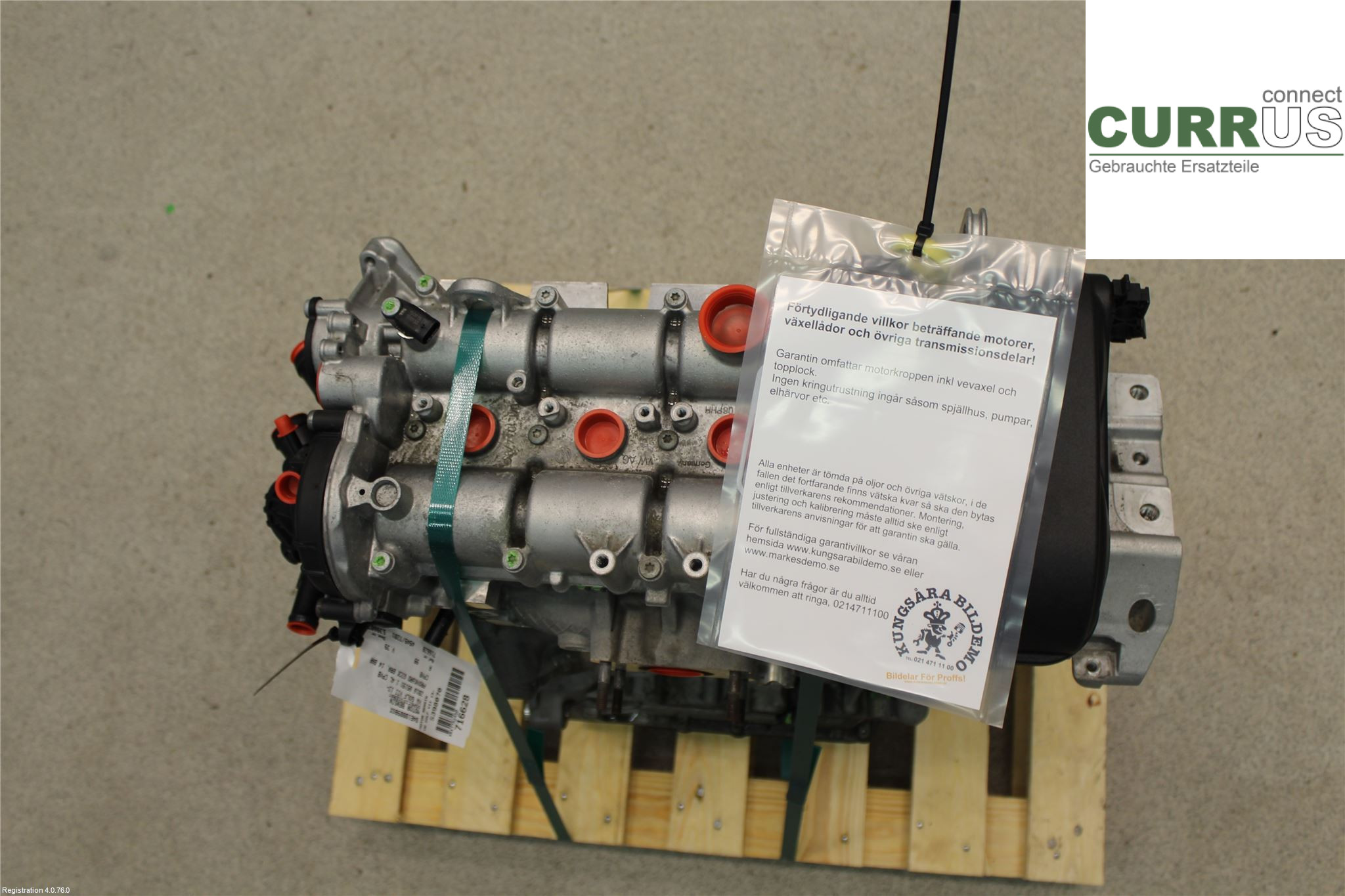 VW GOLF / E-GOLF VII   13-20 Engine 04E100098QX 1.4L CPVB