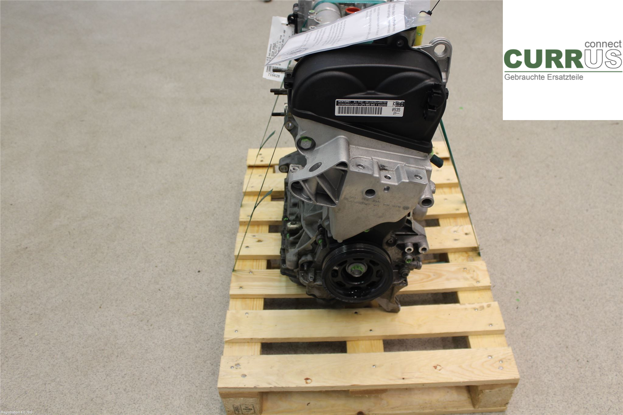 VW GOLF / E-GOLF VII   13-20 Engine 04E100098QX 1.4L CPVB