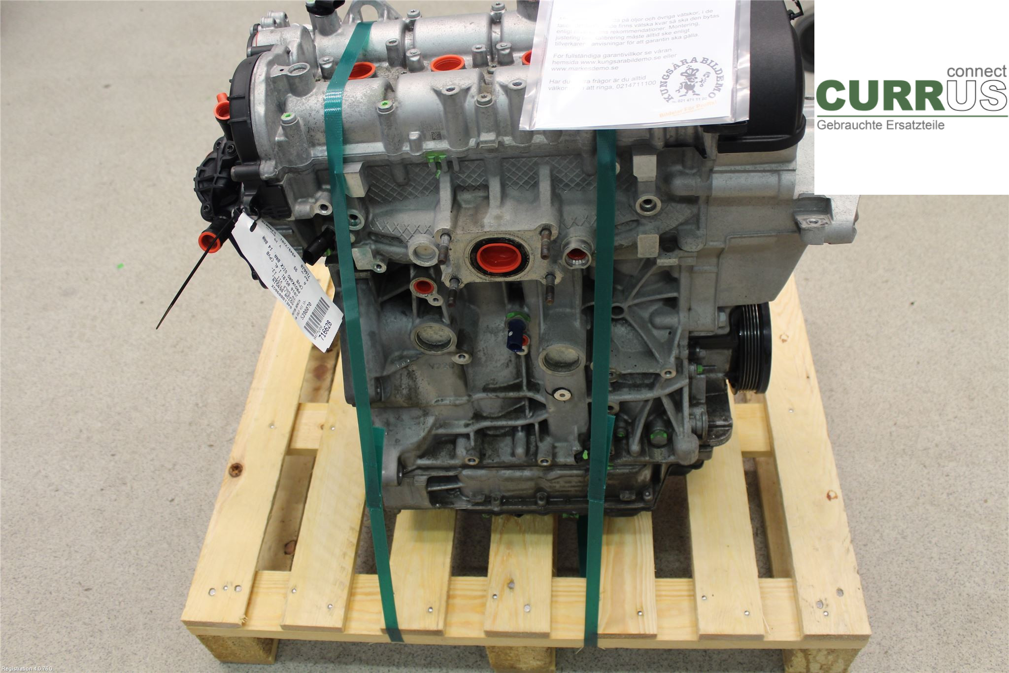VW GOLF / E-GOLF VII   13-20 Engine 04E100098QX 1.4L CPVB