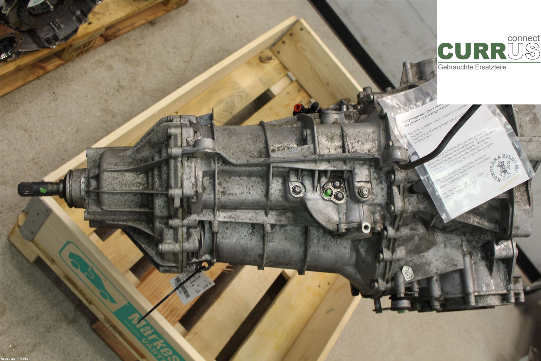 AUDI A4  12-15 Boîte 6 vitesses 0B2300029JX 2.0L CGLC