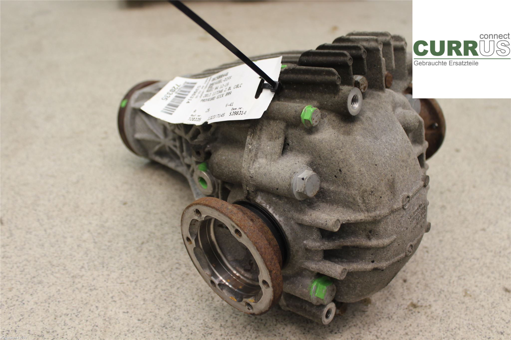 AUDI A4  12-15 Differential 0BC500044B 2.0L CGLC