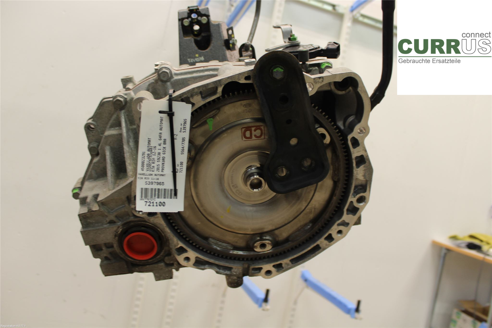 KIA RIO  12-16 Gearkasse Automatisk 4500023291  1.4L G4FA