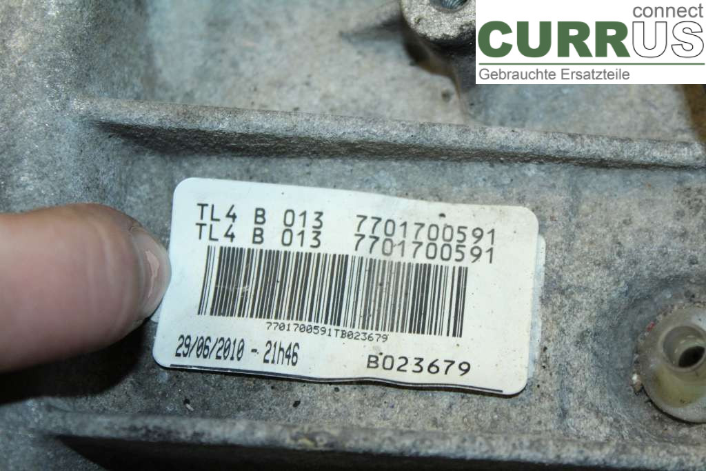 RENAULT LAGUNA III 08-10 Gearbox (6-speed) 8201184199 1.5 DCI