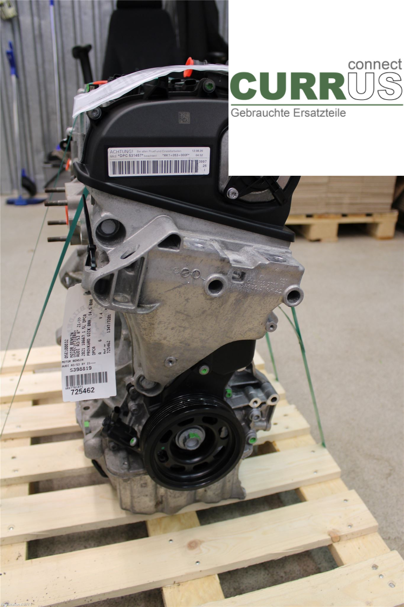 AUDI A3/S3 8Y  21- Motor 05E100032 1.5L DPCA