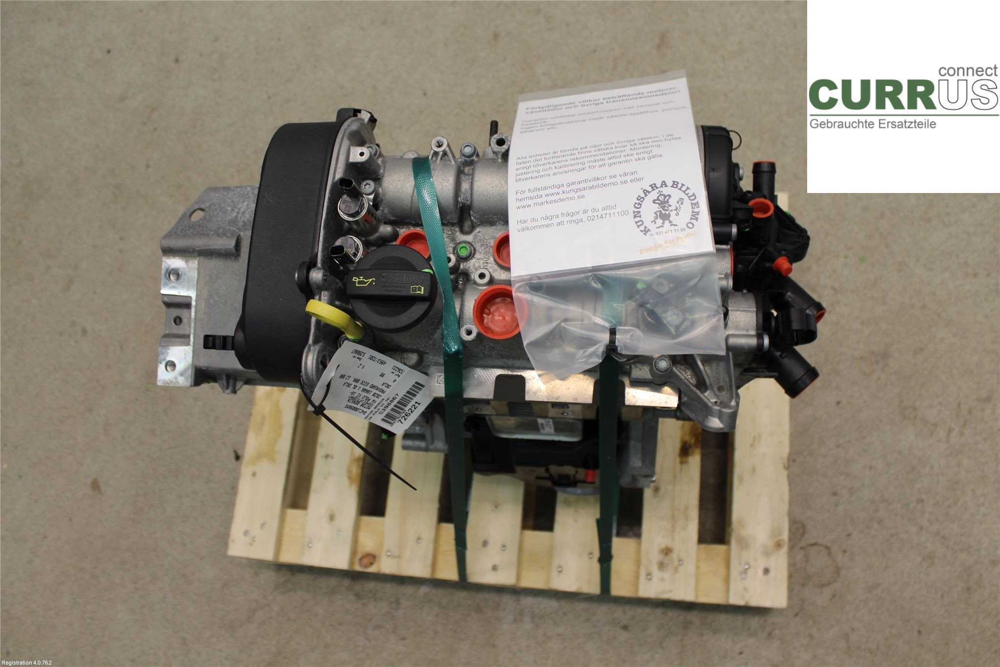 VW POLO VI 18- Motor 04C100098MX 1.0L DKLA