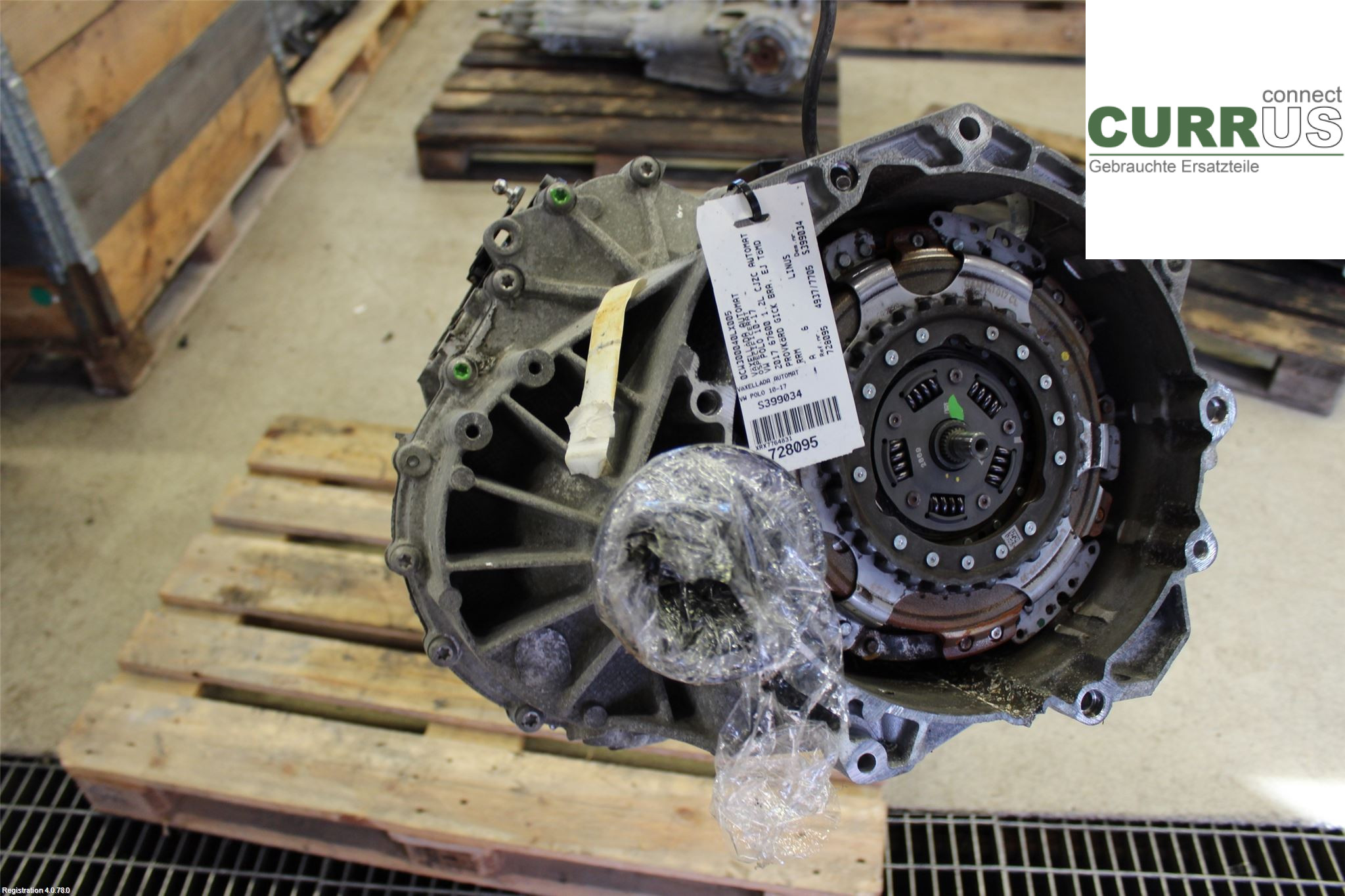 VW POLO       10-17 Gearbox (Automatic) 0CW300040LX005 1.2L CJZC