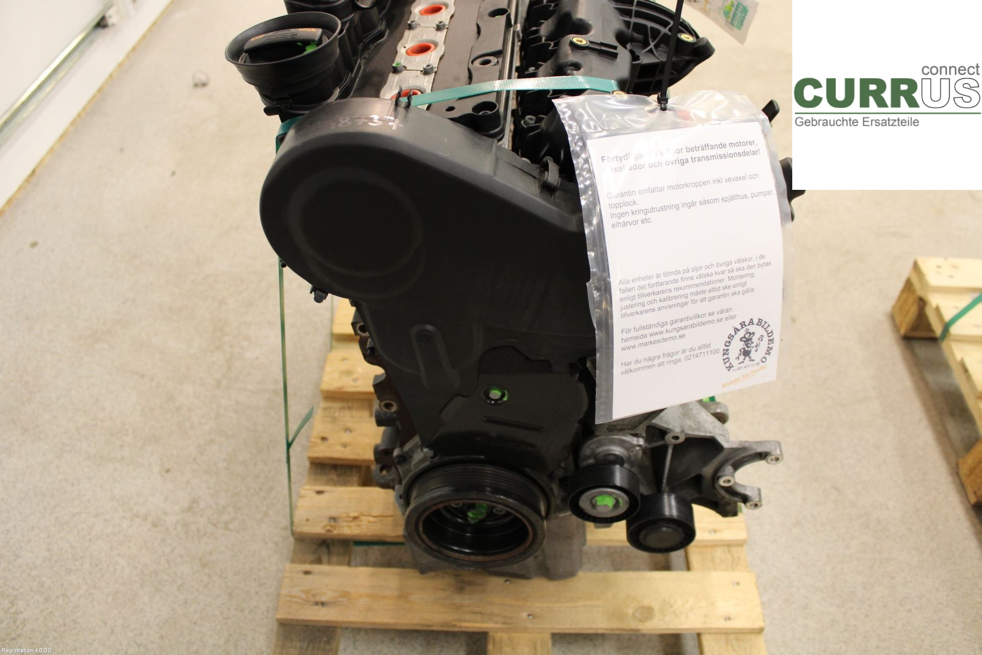 AUDI A4/S4  08-11 Silnik 03L100090FX 2.0L CAHA