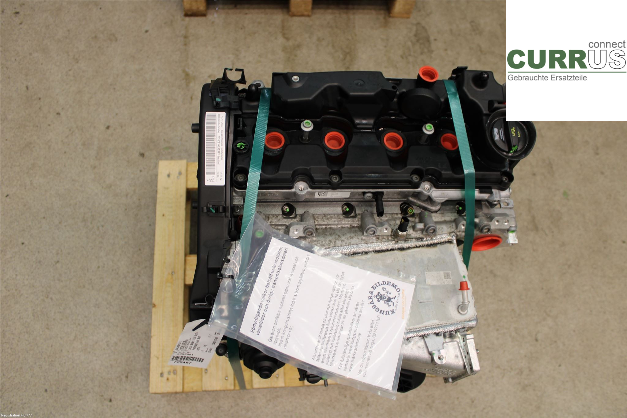 AUDI A4/S4  B9 16-19 Motor 04L100091CX 2.0L DETA