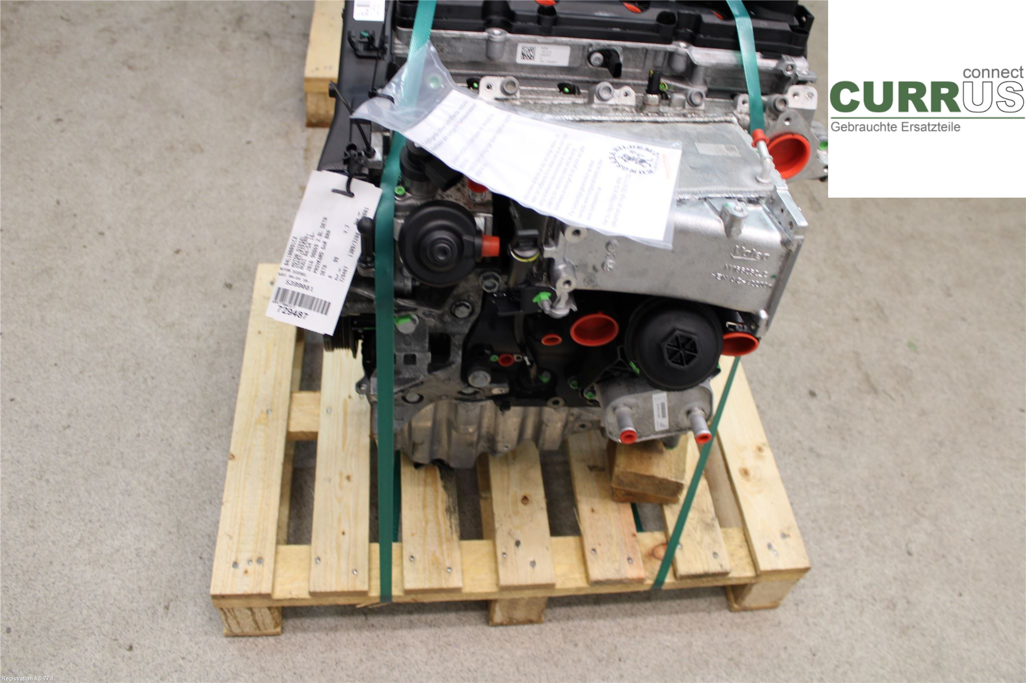 AUDI A4/S4  B9 16-19 Motor 04L100091CX 2.0L DETA