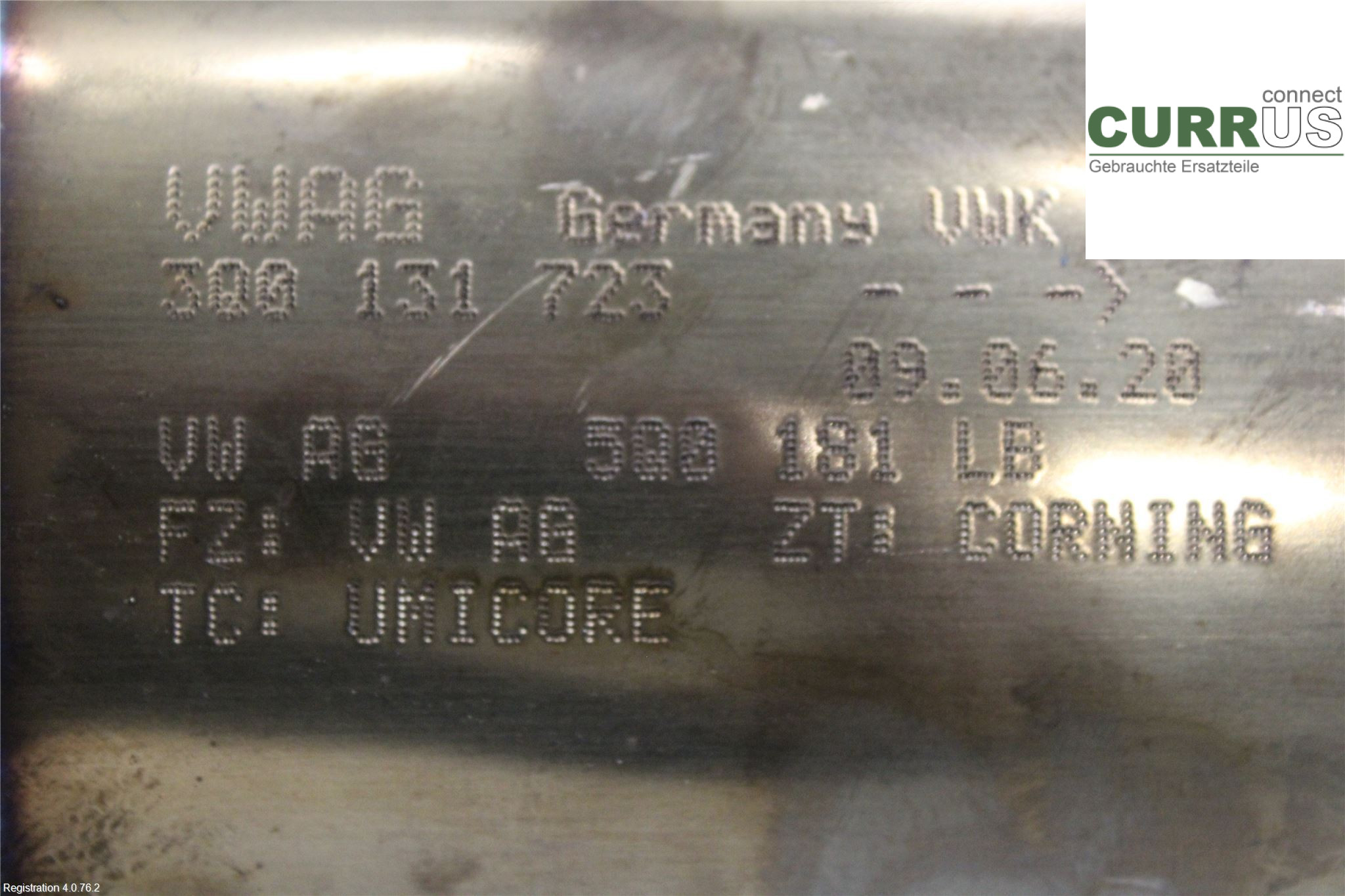 AUDI Q3 F3  19- Catalyst 5QA 254 502 NX 1.5L DFYA