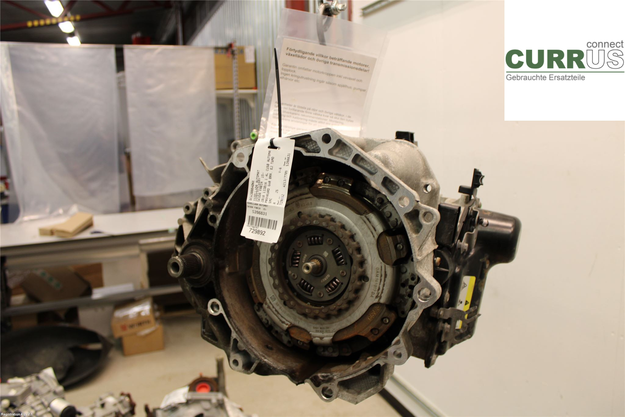 SKODA FABIA  15- Gearbox (Automatic) 0CW300040NX 1.4L CUSB