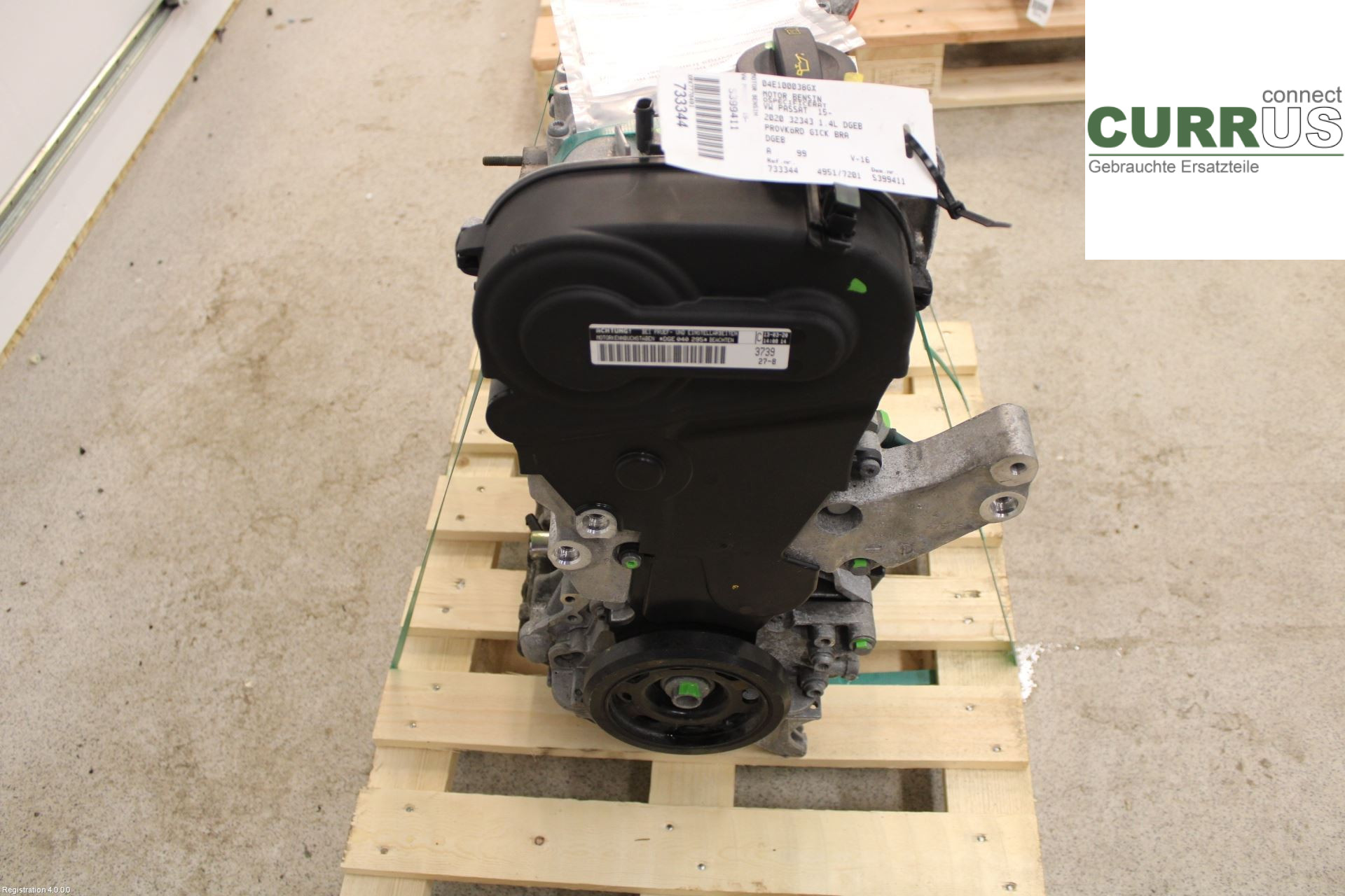 VW PASSAT  15-19 Silnik 04E100038GX 1.4L DGEB