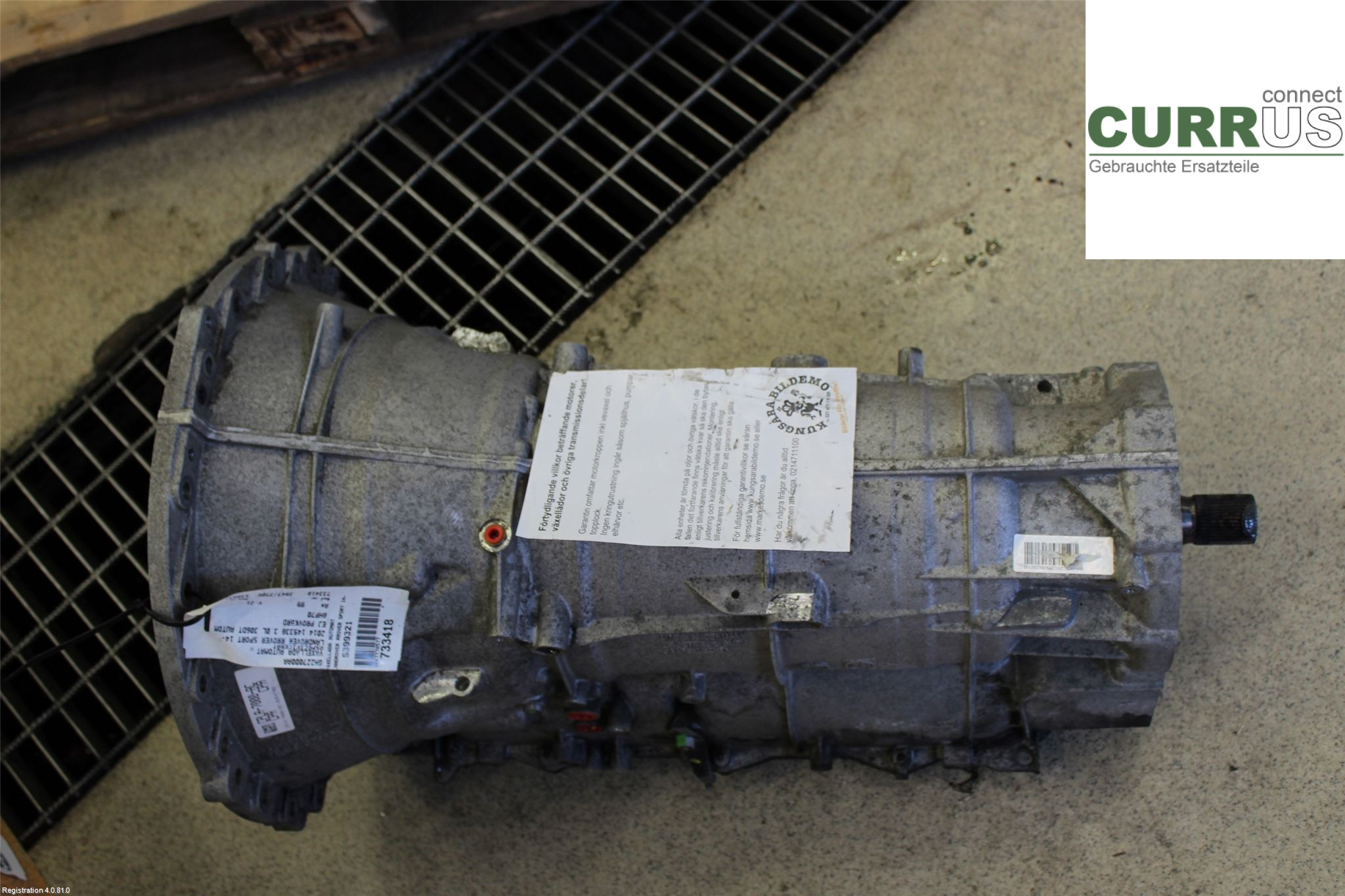 LANDROVER R.ROVER SPORT 14-22 Gearbox (Automatic) GH227000AA 3.0L 306DT
