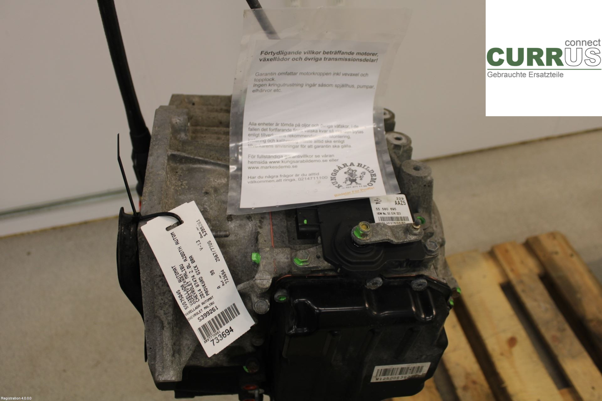 CHEVROLET MALIBU Gearbox (Automatic) 55575045 2.0L A20DTH