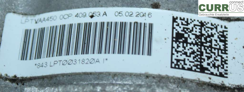 VW PASSAT  15-19 Distributionsgearkasse 0CP409053P 2.0TDI 239HK