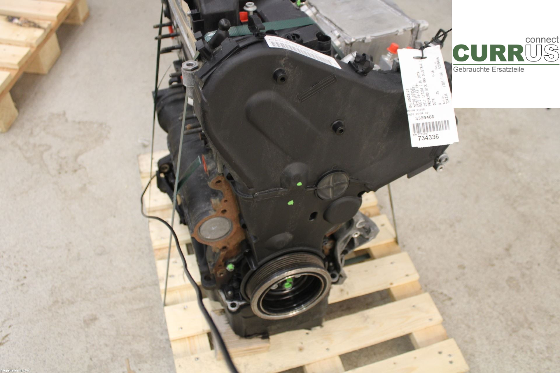 AUDI A4/S4  B9 16-19 Motor 04L100091CX 2.0L DETA