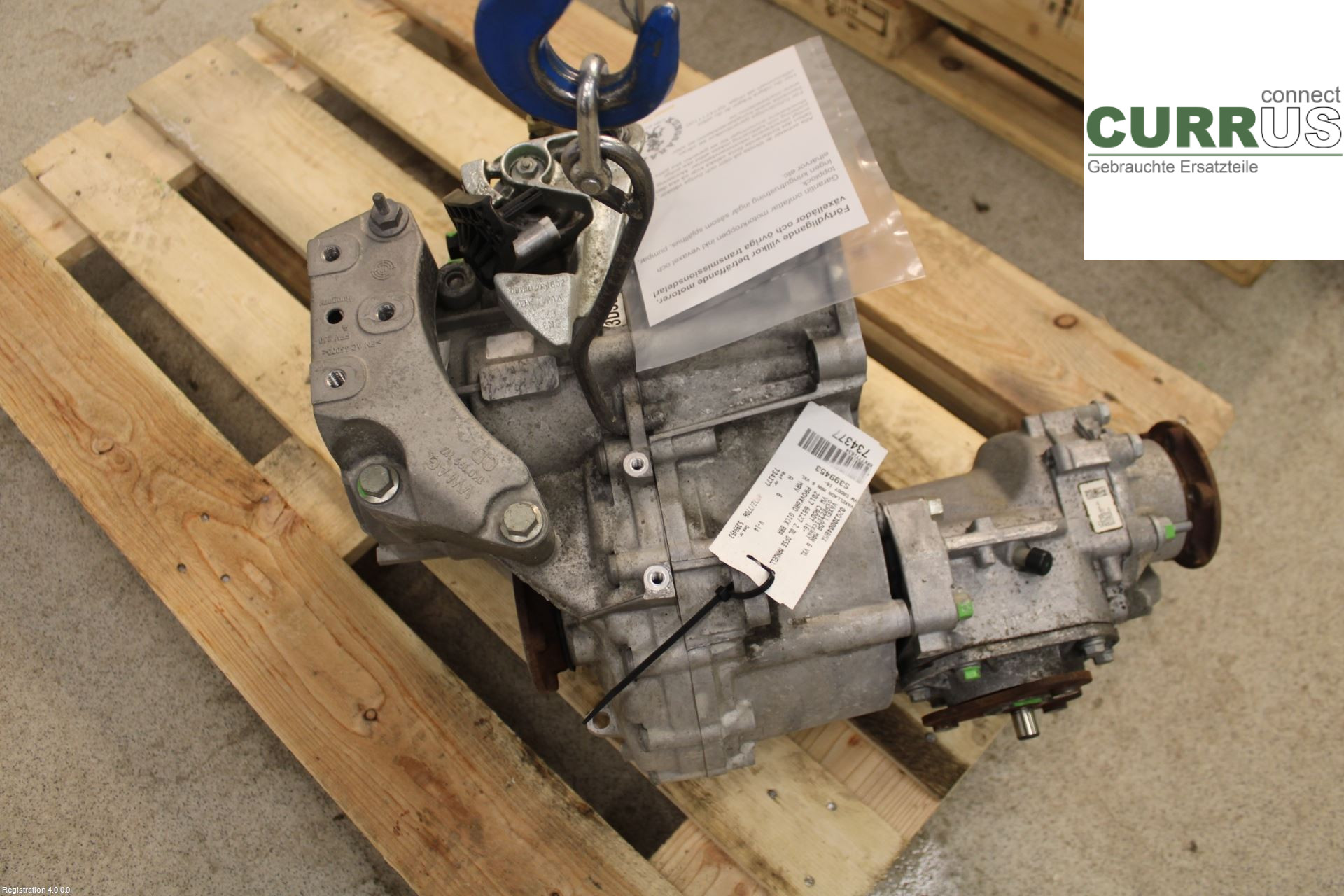 VW CADDY  16-20 Gearbox (6-speed) 02Q300048MX 2.0L DFSE