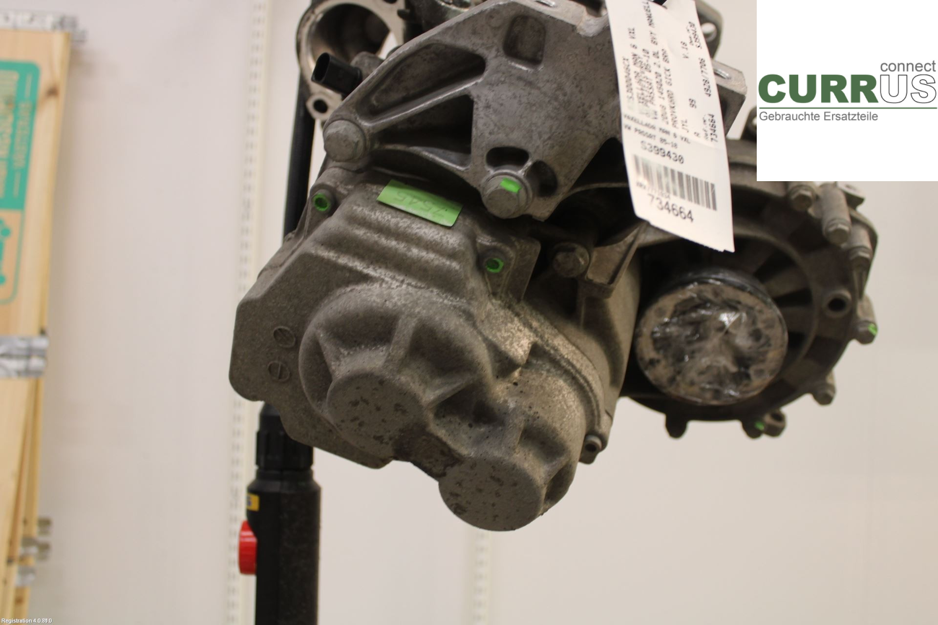 VW PASSAT      05-10 6-Gang-Getriebe 02S300046CX 2.0L BVY