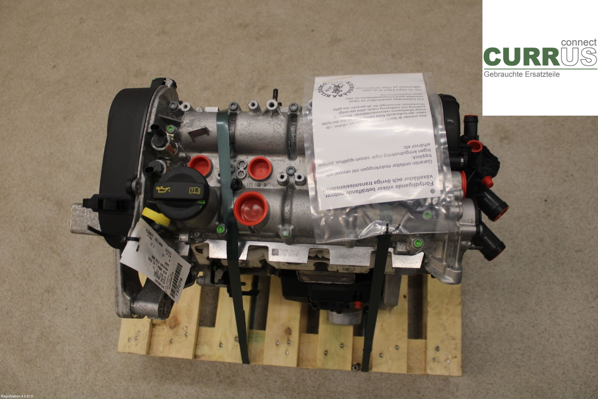 VW GOLF / E-GOLF VII   13-20 Motor 04E100038FX 1.4L DGEA