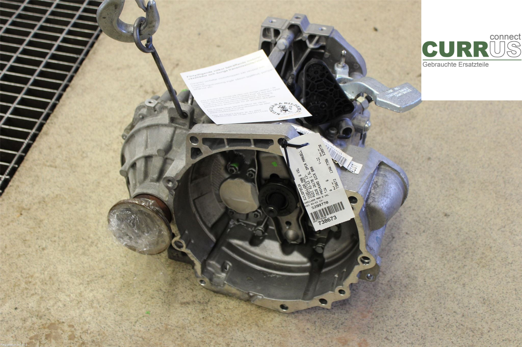AUDI A3/S3 8V  13-20 6-Gang-Getriebe 02S300053A 1.5L DPCA