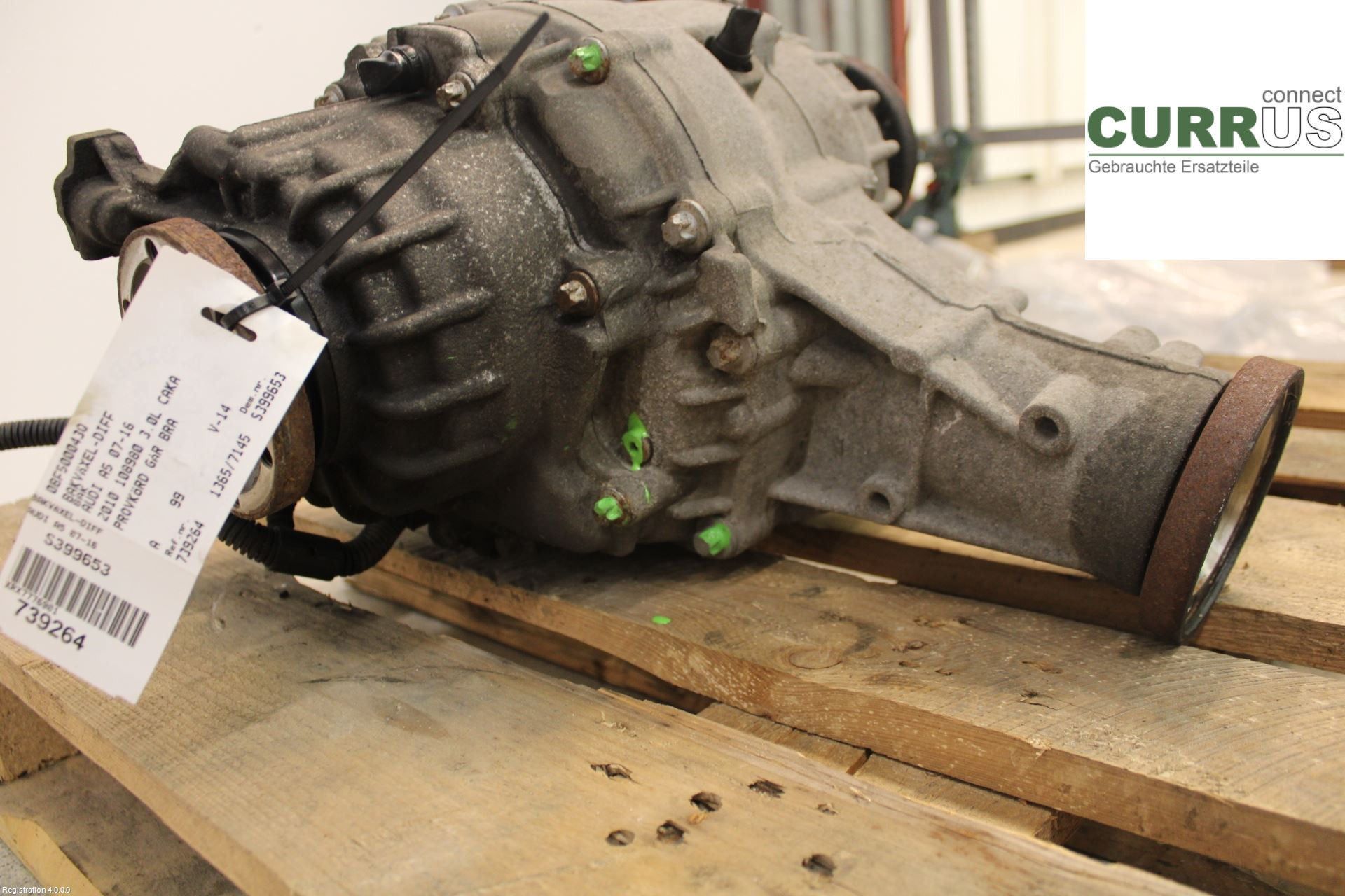 AUDI A5  07-16 Differential 0BF500043Q 3.0L CAKA
