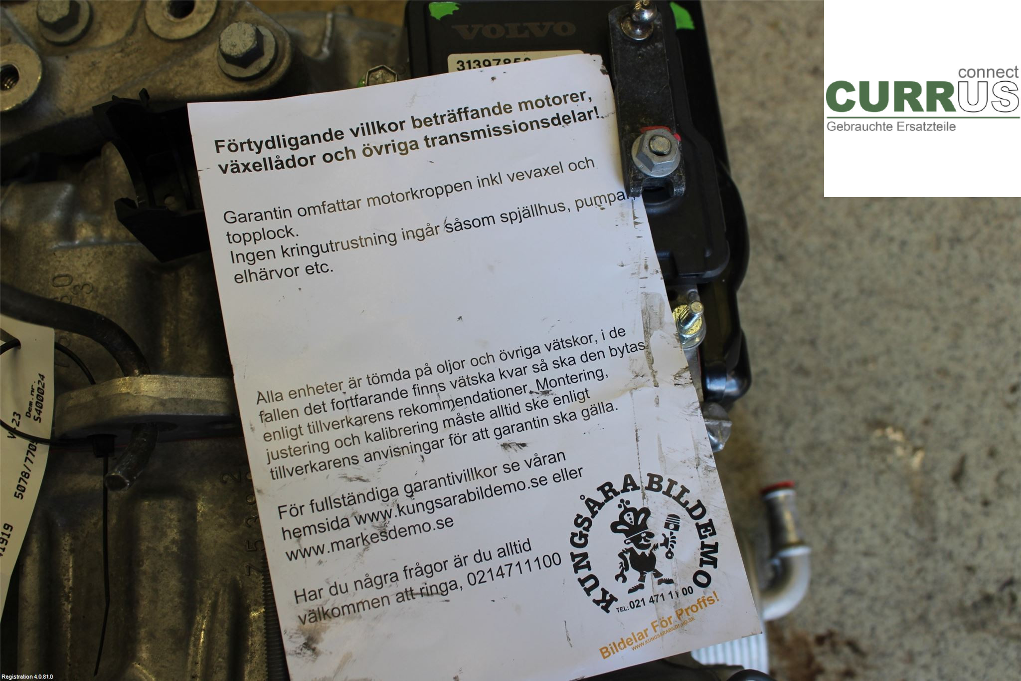 VOLVO V60  14-18 Gearkasse Automatisk 36010107 2.0L D4204T9